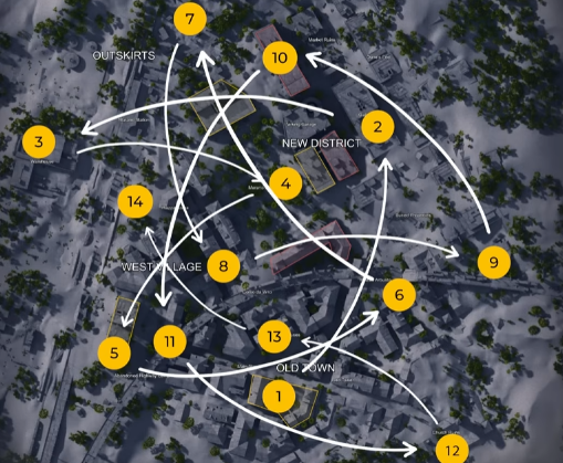 Buried City Button Puzzle